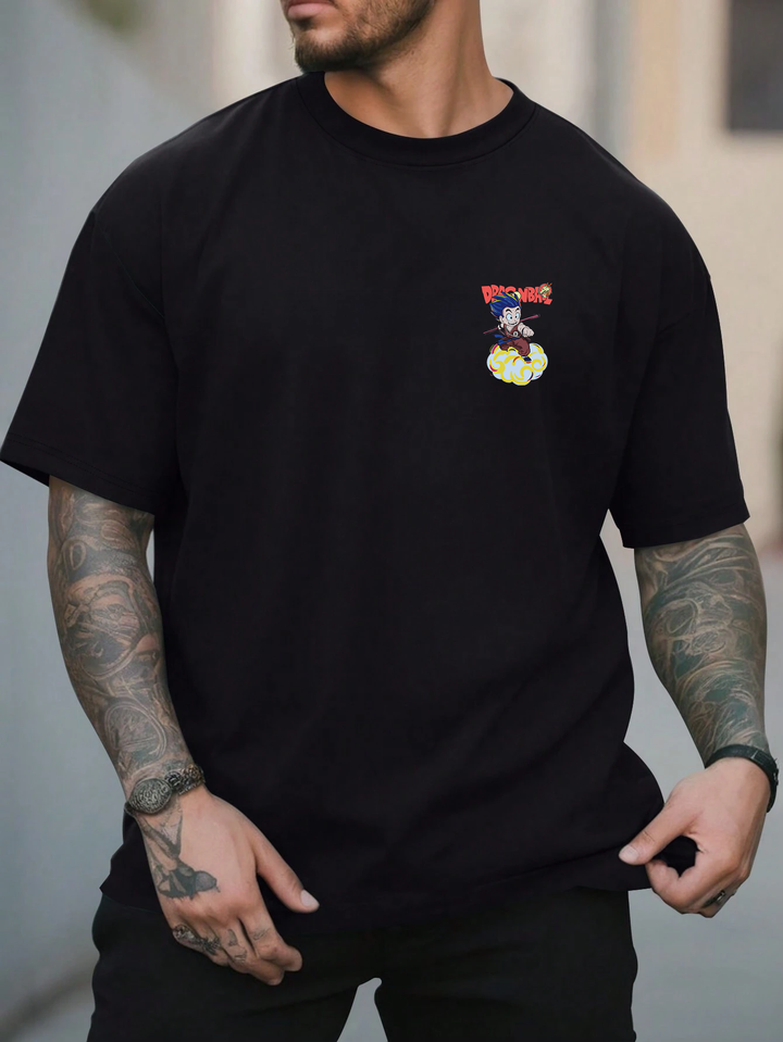 DRAGONBAL Print Oversized T-shirts
